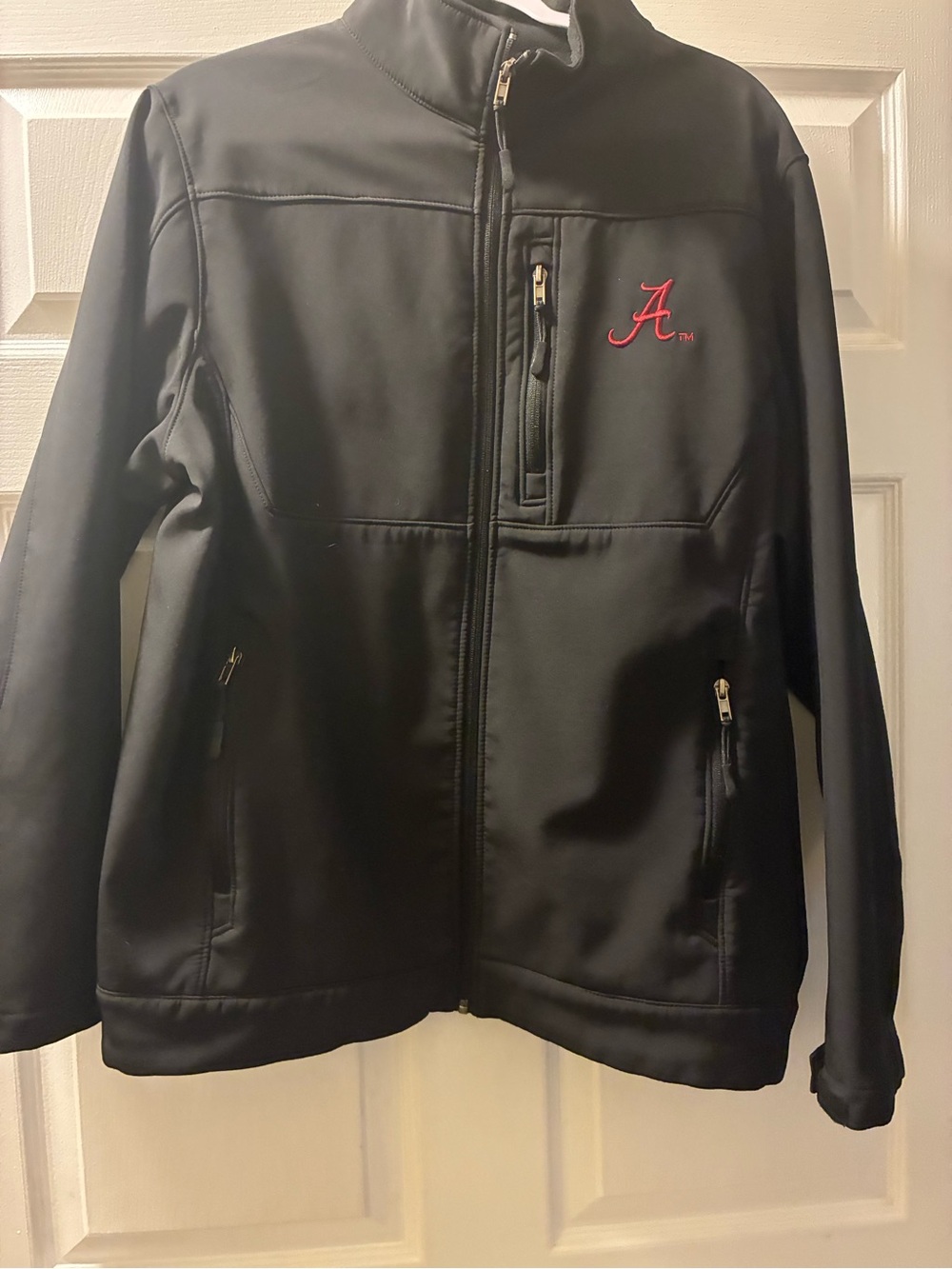 NWOT Men’s Campus Heritage Black Performance Softshell Jacket w/Red “A” Logo